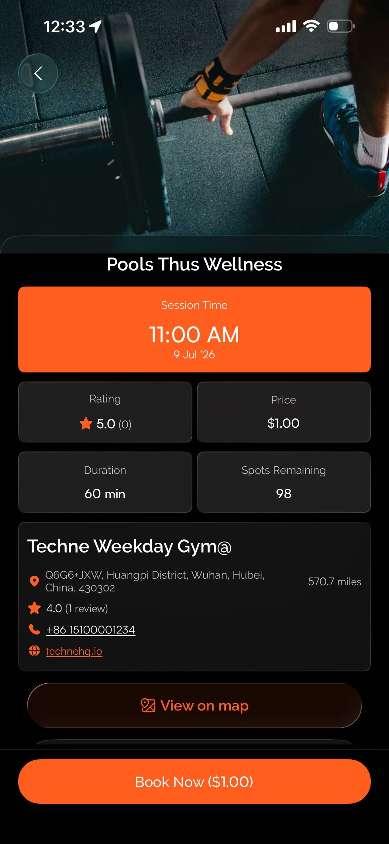 4. Wellness Booking Flow